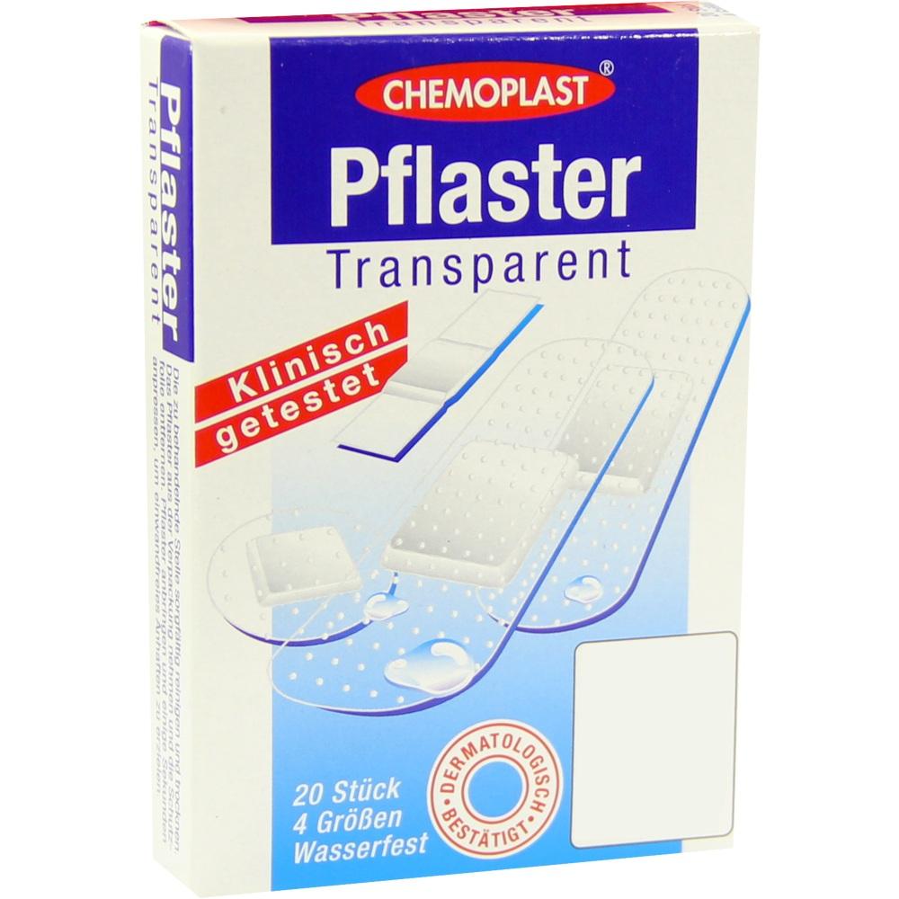 PFLASTER transparent wasserfest 4 Größen 20 St Pflaster