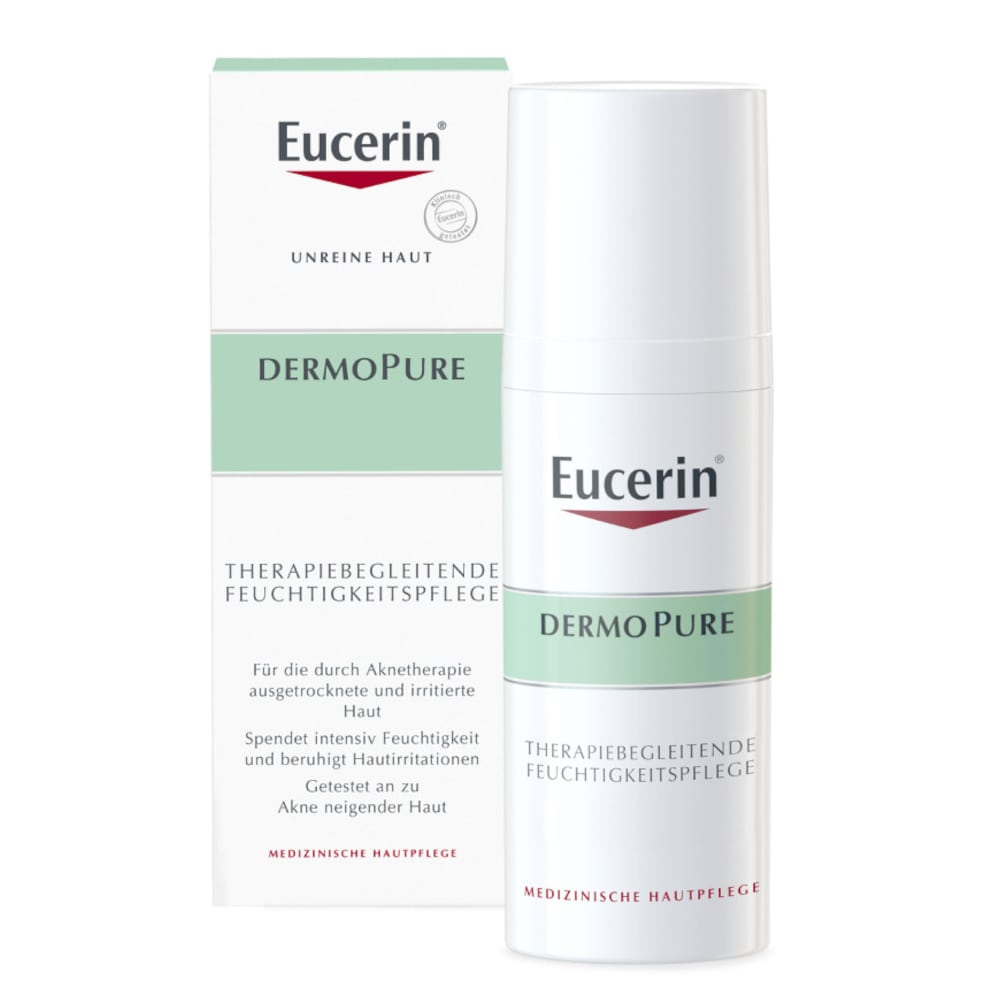 Eucerin DERMOPURE  THERAPIEBEGLEITENDE FEUCHTIGKEITSPFLEGE + 3 € sparen* 50 ml Creme