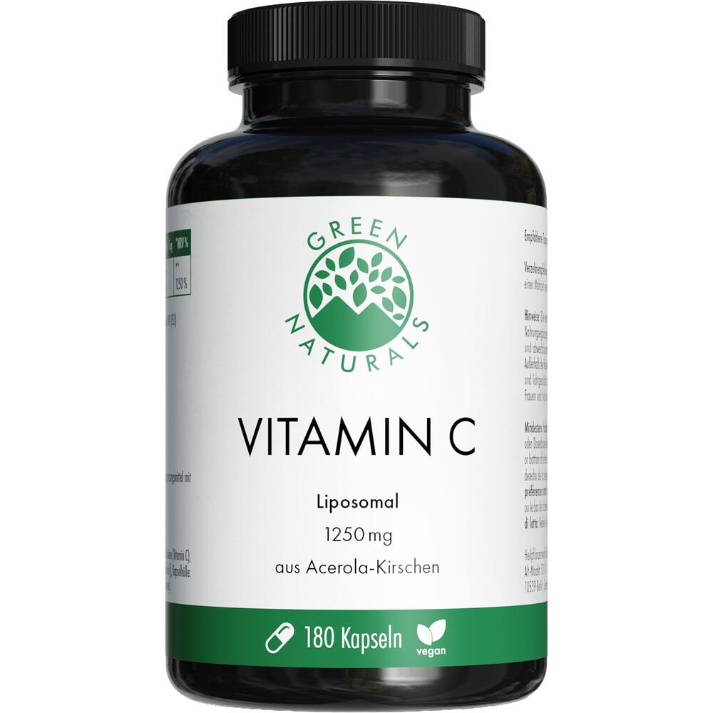 GREEN NATURALS VITAMIN C 1250 mg 180 St Kapseln