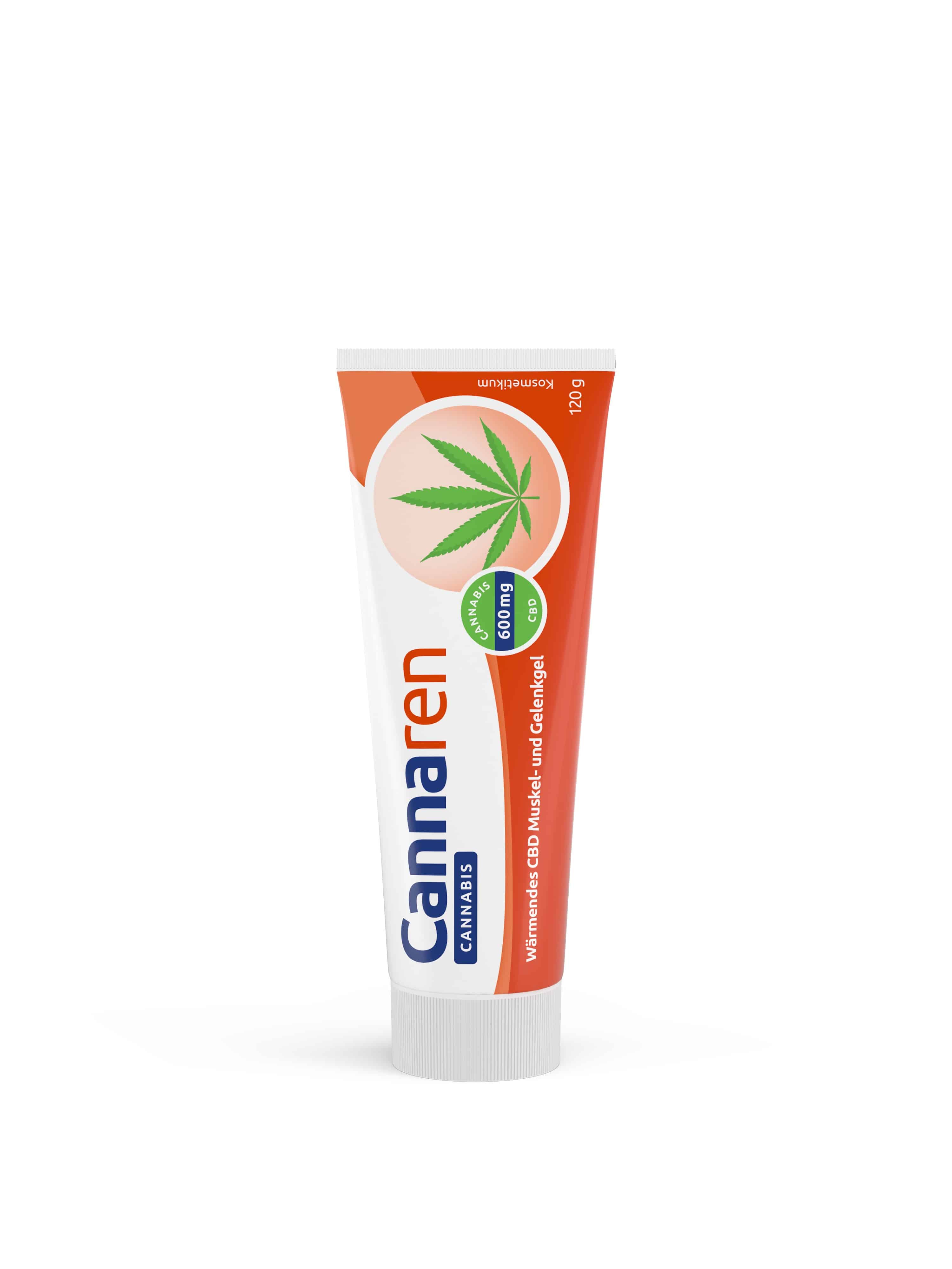 Cannaren CANNABIS Wärmendes CBD Muskel- und Gelenkgel 120 g Gel
