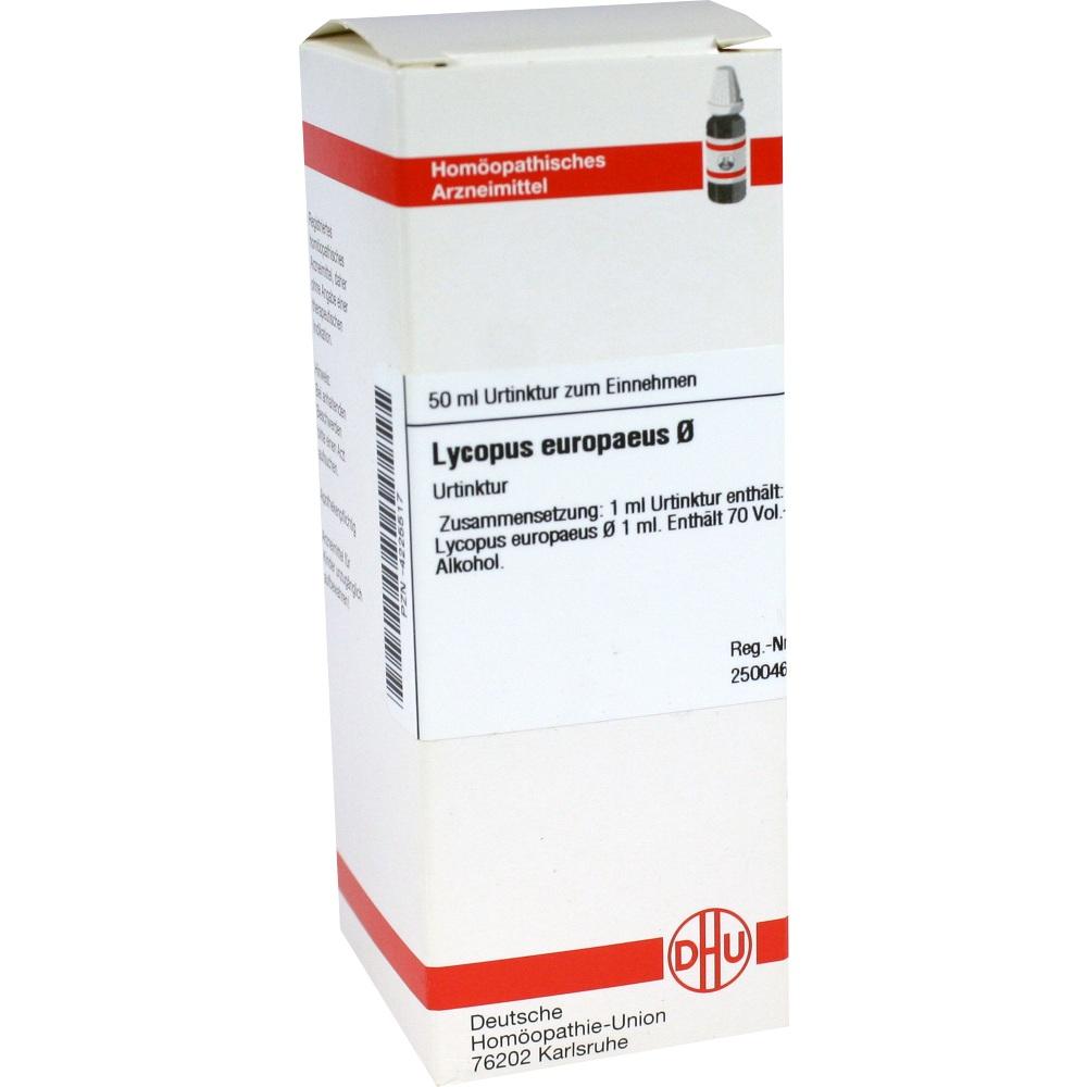 LYCOPUS EUROPAEUS Urtinktur 50 ml Dilution