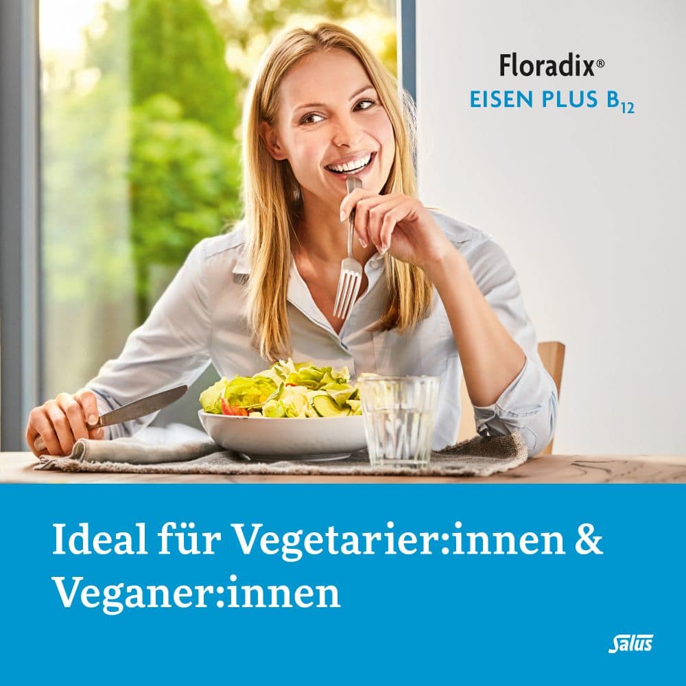 Floradix Eisen plus B12 vegan 40 St Kapseln