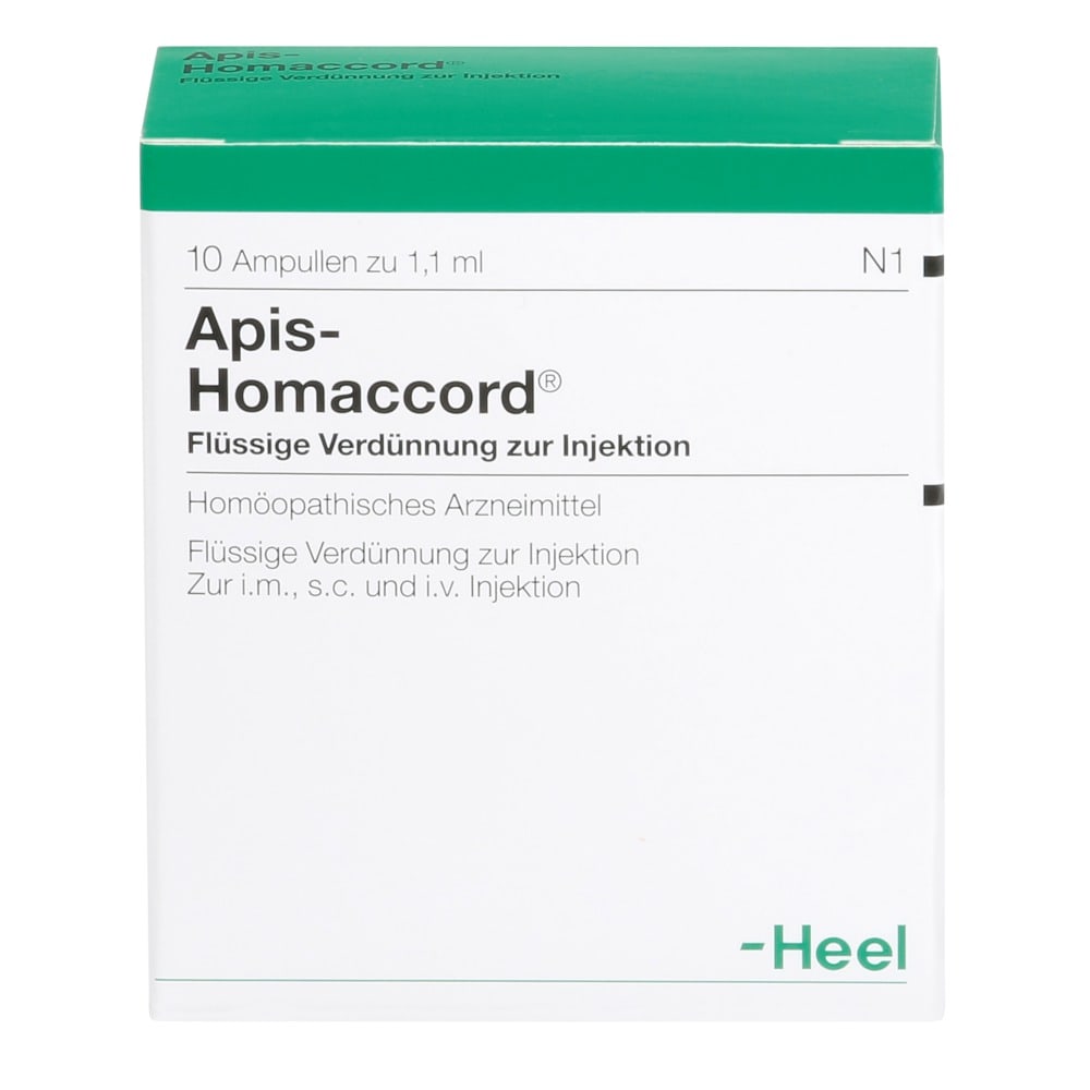 APIS HOMACCORD Ampullen 10 St Ampullen