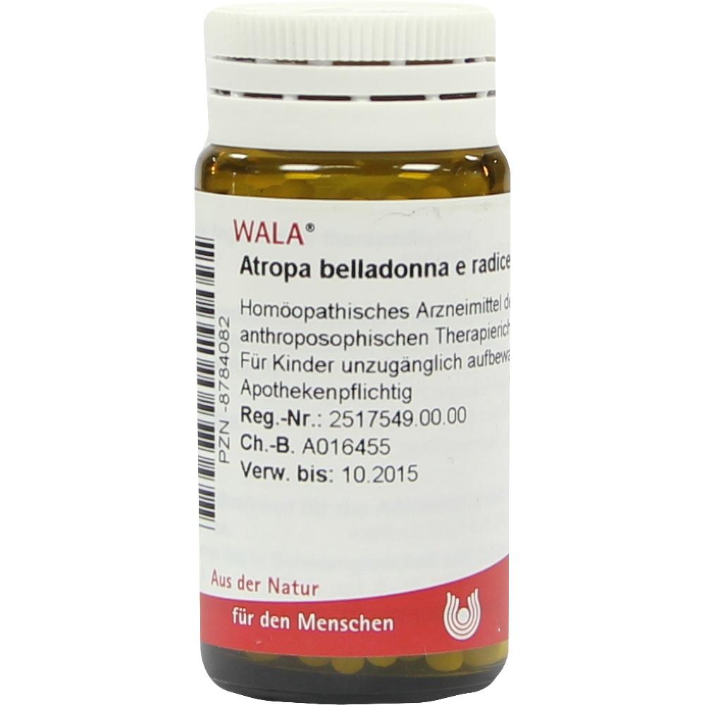 Atropa belladonna e radice D6 20 g Globuli