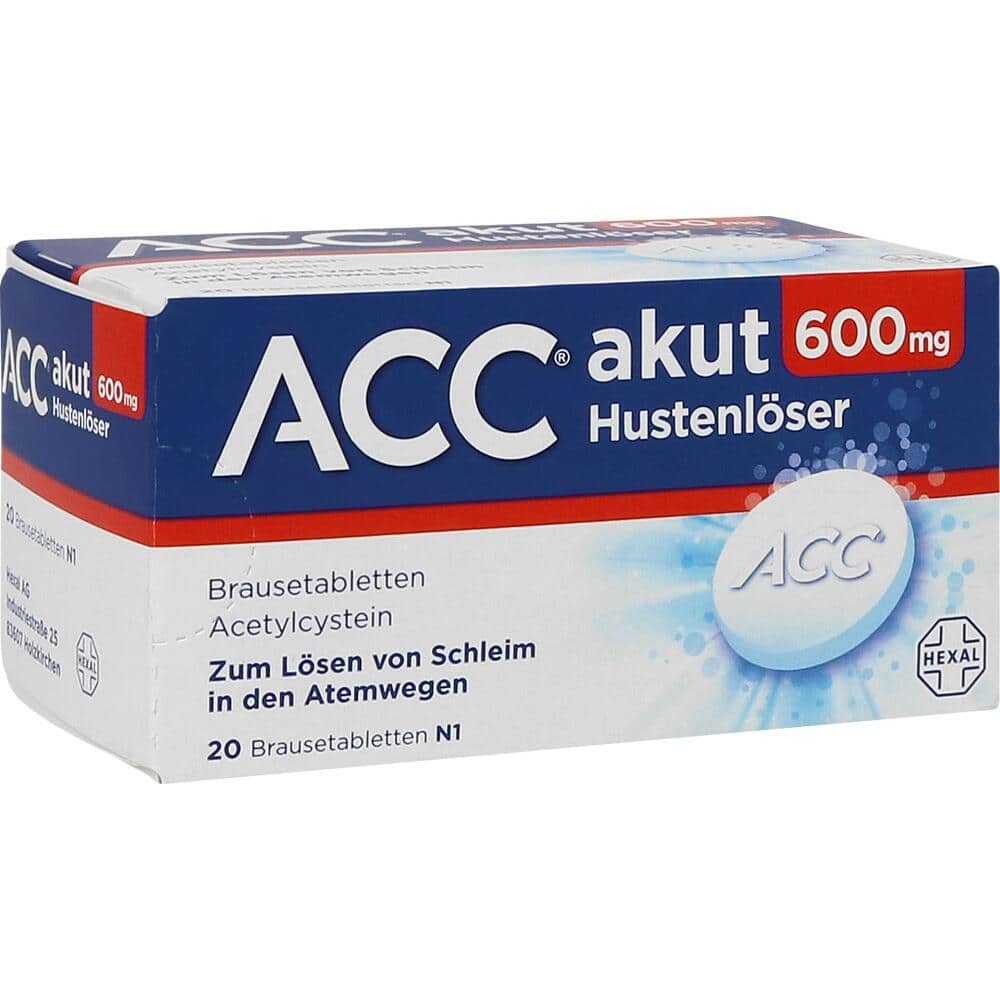 ACC akut 600mg Hustenlöser 20 St Brausetabletten