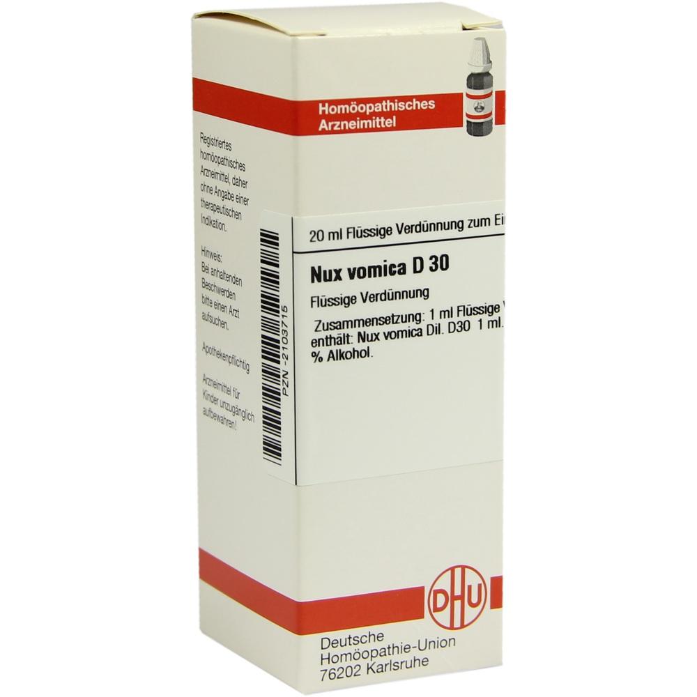NUX VOMICA D 30 Dilution 20 ml Dilution