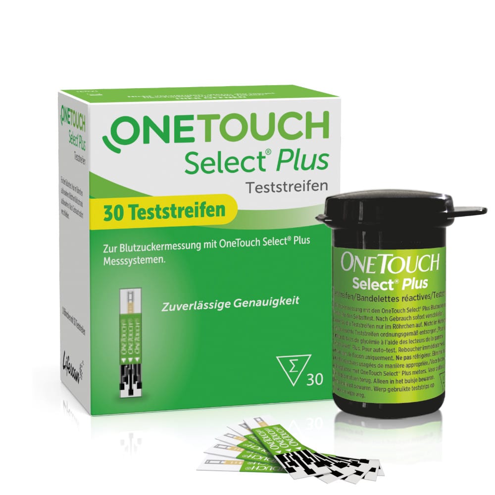 OneTouch Select Plus Blutzuckerteststreifen 30 St