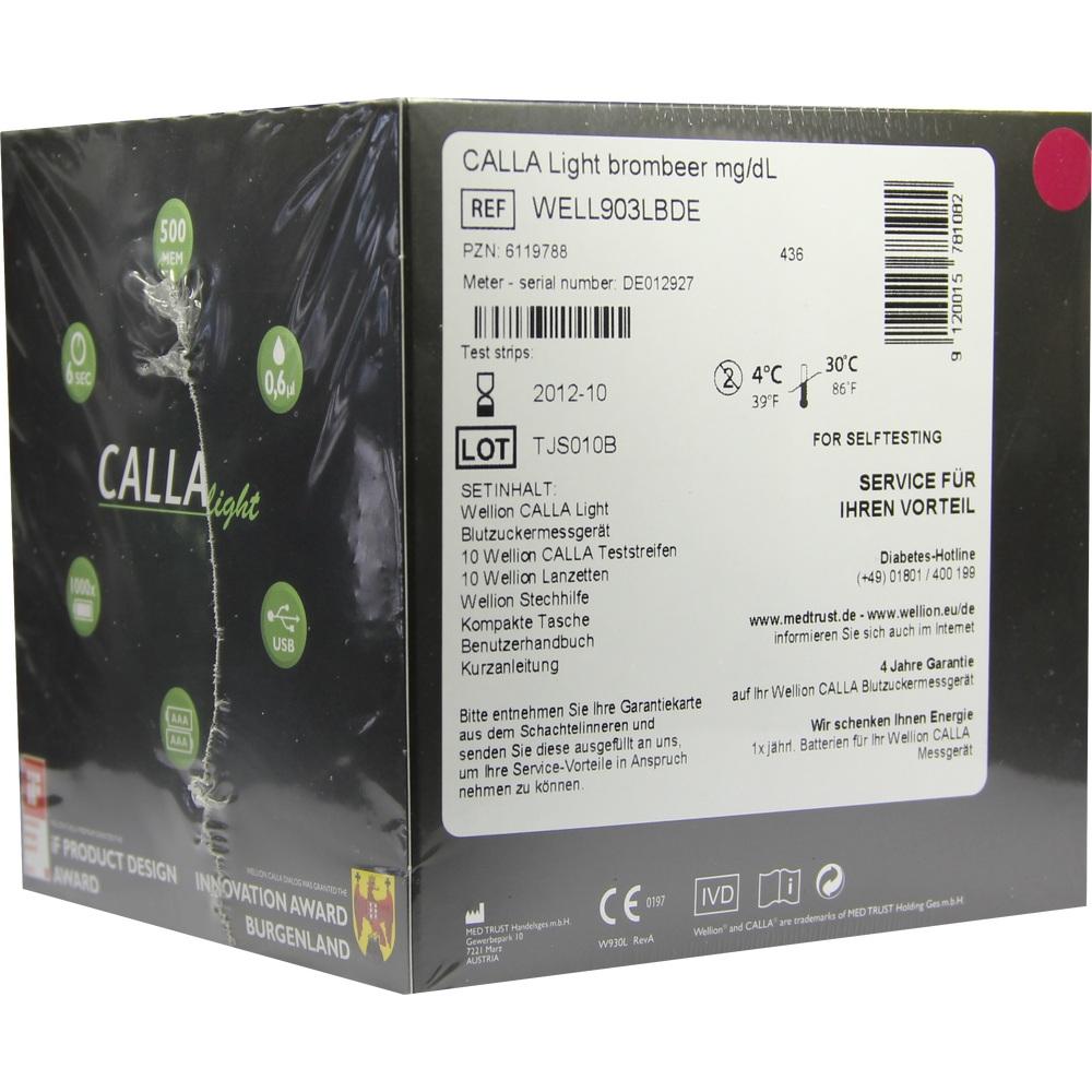 WELLION CALLA light Blutzuckermg.Set mg/dl brom. 1 St