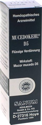 MUCEDOKEHL D 5 Tropfen 10 ml Tropfen