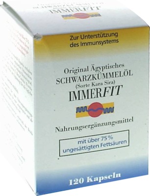 SCHWARZKÜMMELÖL Immerfit Kapseln 120 St Kapseln