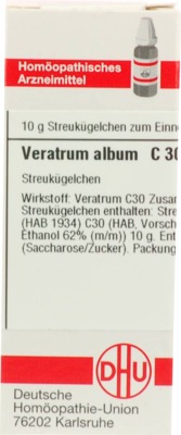 VERATRUM ALBUM C 30 Globuli 10 g Globuli