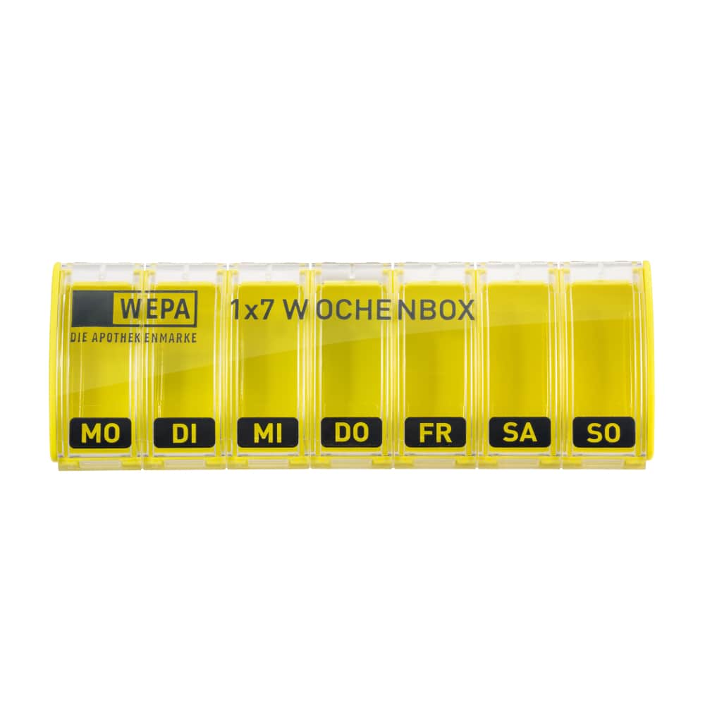 WEPA 1x7 Wochenbox farbig sortiert pastell 1 St