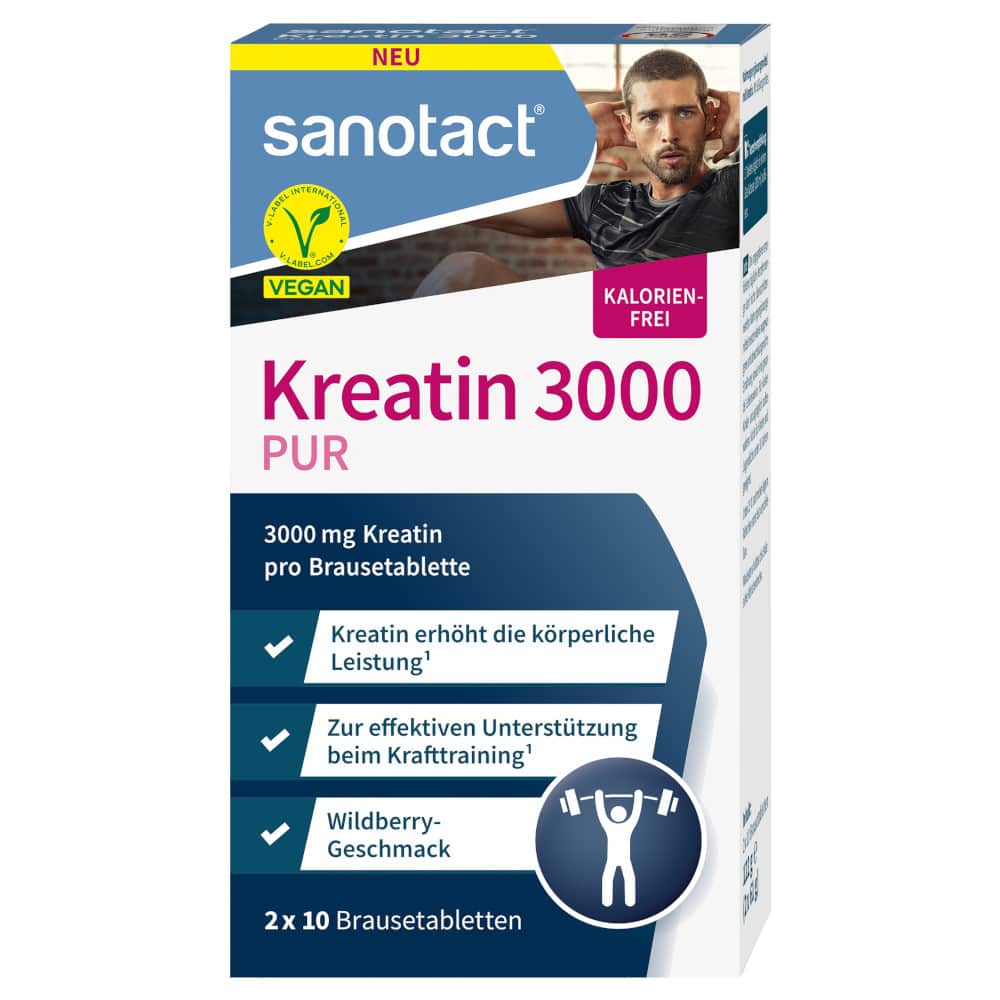 sanotact Kreatin 3000 20 St Brausetabletten