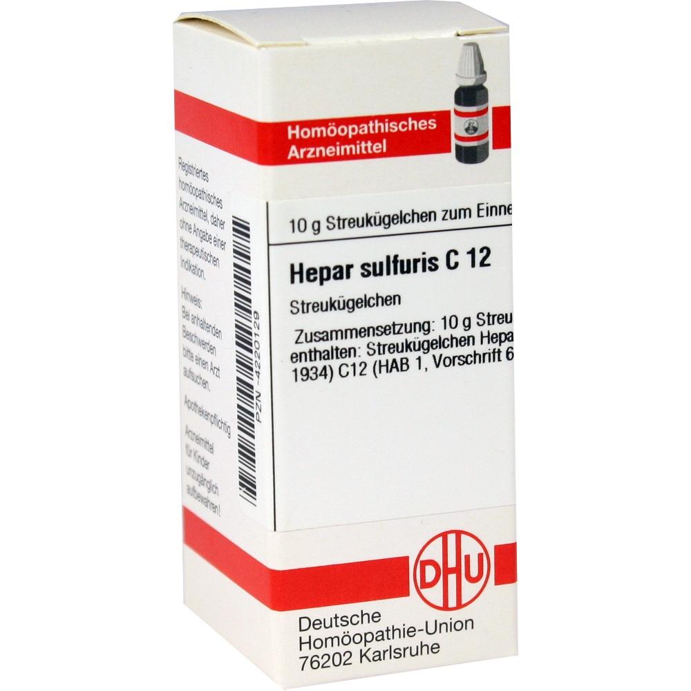 HEPAR SULFURIS C 12 Globuli 10 g Globuli