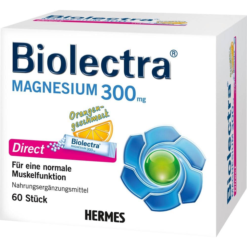 Biolectra MAGNESIUM 300mg Direct Orange 60 St Pellets