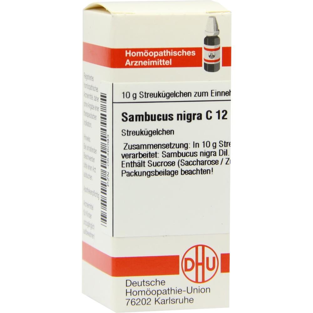SAMBUCUS NIGRA C 12 Globuli 10 g Globuli
