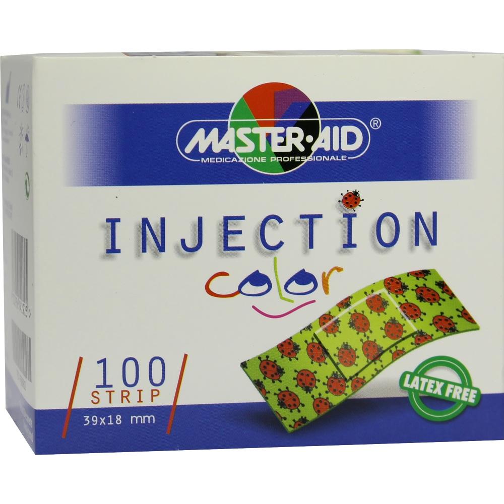 INJECTION strip color 18x39 mm Kinderpfl.Käfer 100 St Pflaster