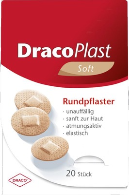 DracoPlast Soft Rundpflaster  2,2cm 20 St Pflaster
