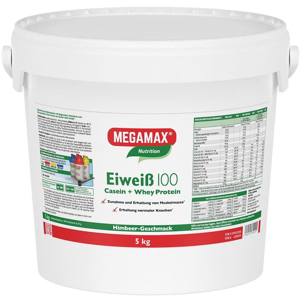 EIWEISS 100 Himbeer Quark Megamax Pulver 5000 g Pulver