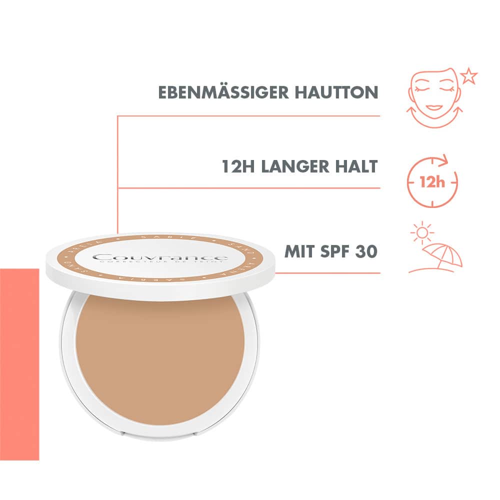 Avène Couvrance Kompakt Creme-Make-up Sand 1.2 8.5 g Creme