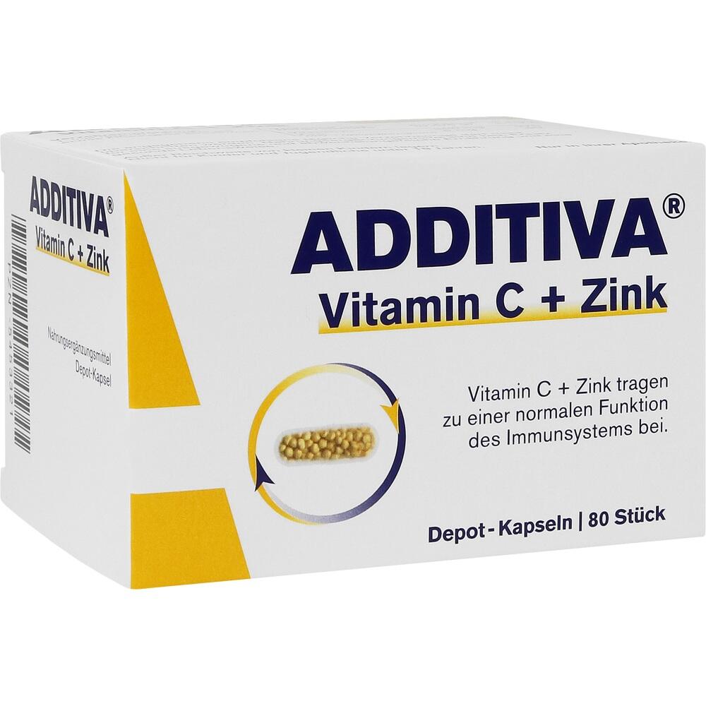 ADDITIVA Vitamin C Depot + Zink  80 St Kapseln