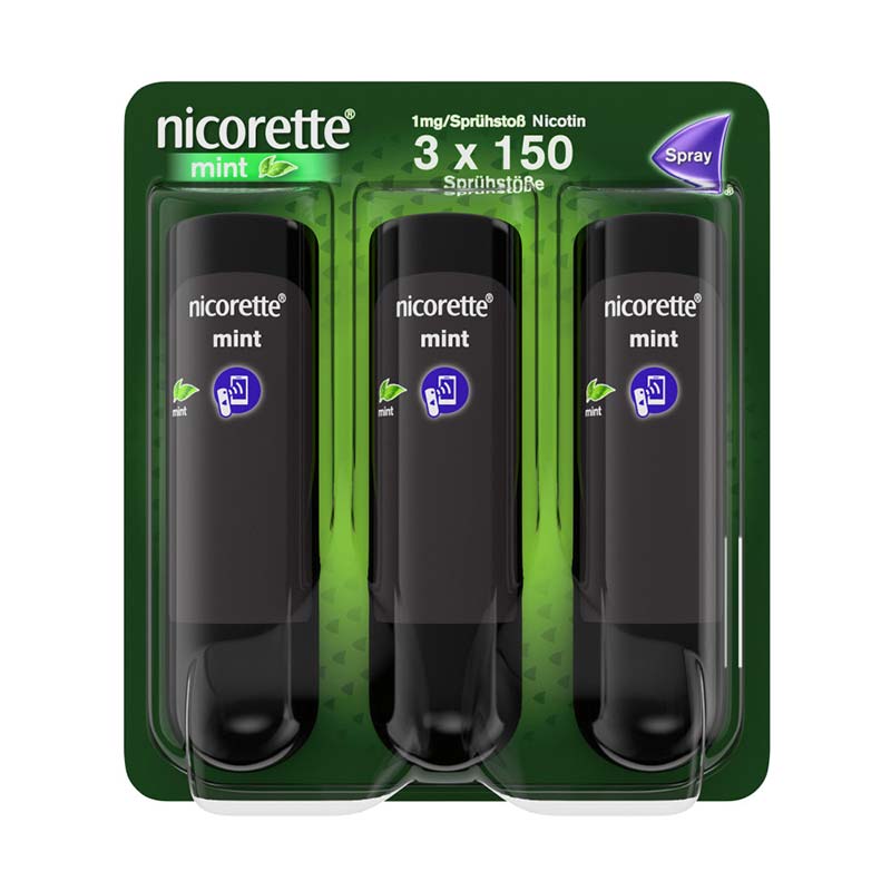 NICORETTE Mint Spray 1 mg/Sprühstoß