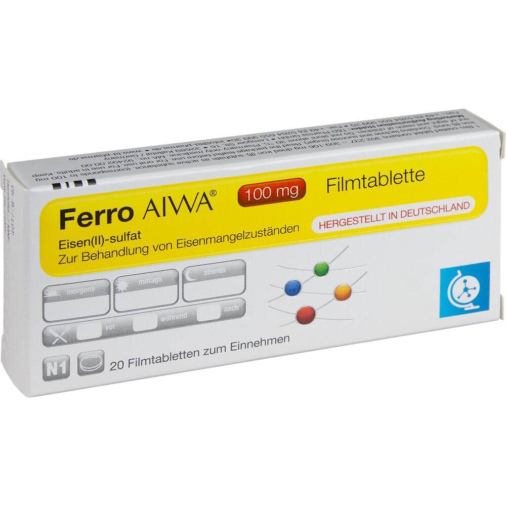 Ferro AIWA 100 mg 20 St Filmtabletten