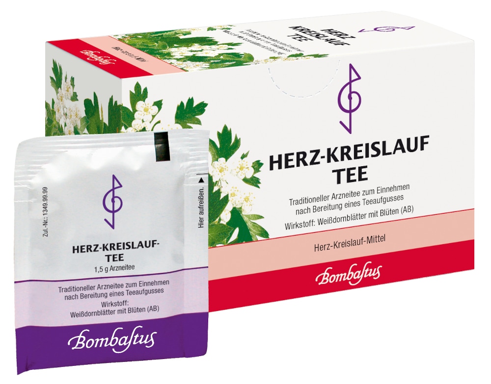 HERZ-KREISLAUF-TEE BOMBASTUS 20X1.5 g Filterbeutel