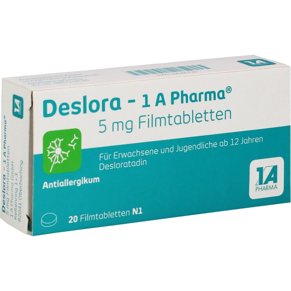 Deslora - 1A Pharma 5mg  20 St Filmtabletten