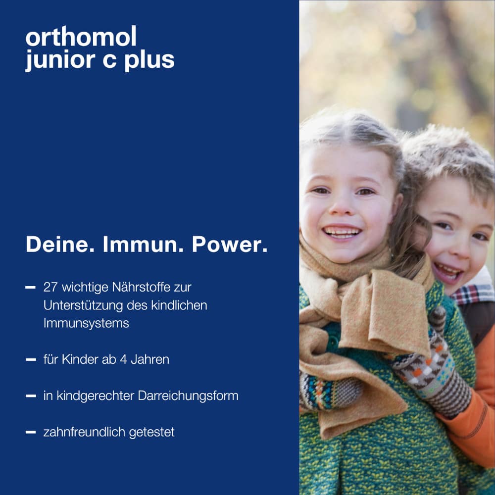 orthomol junior c plus Himbeer/Limette 30 St Granulat