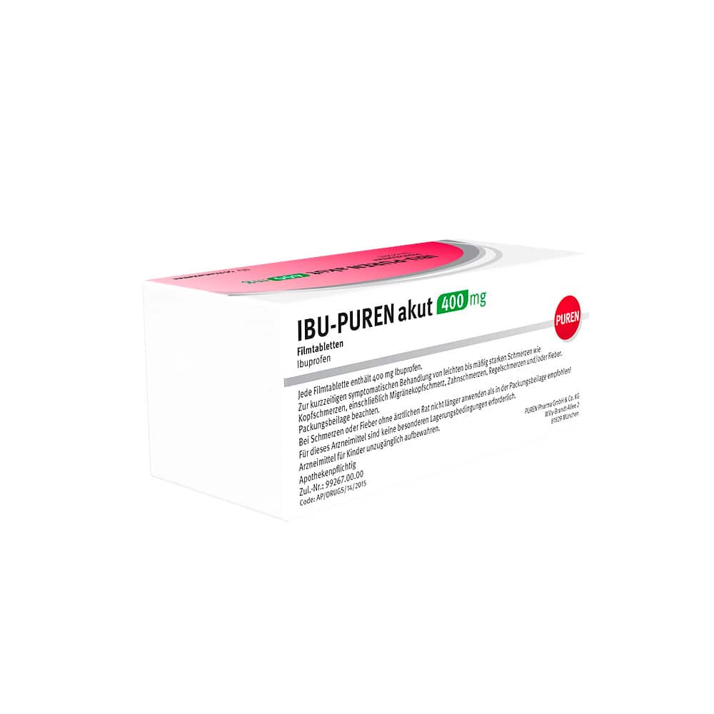 IBU-PUREN akut 400mg 50 St Filmtabletten