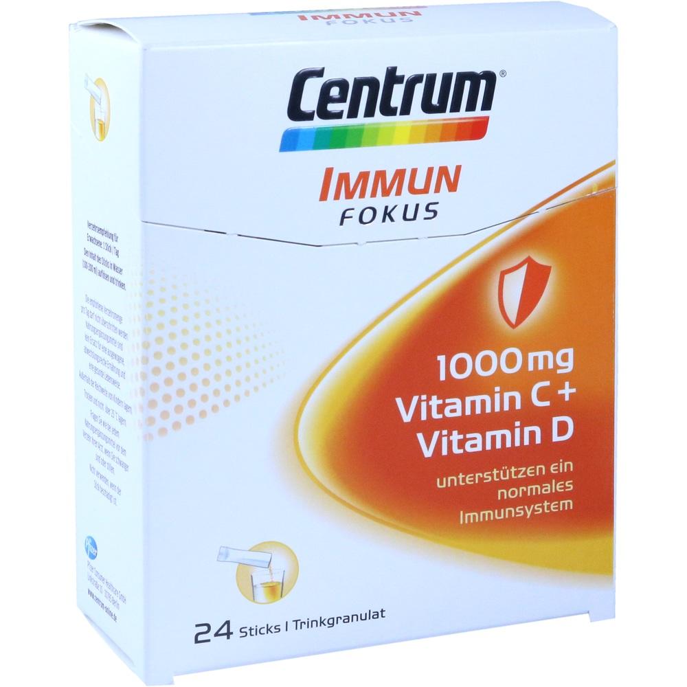 CENTRUM Immun Fokus 1000 mg Vitamin C+D Trinkgranulat 24 St