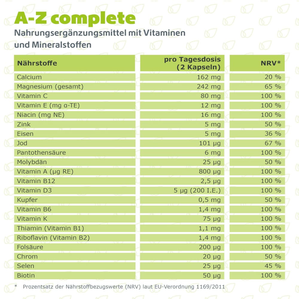 A-Z complete 120 St Kapseln