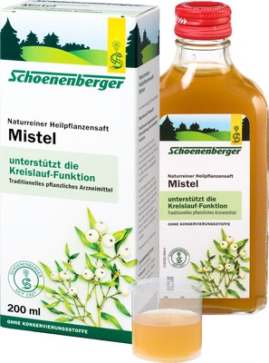 Schoenenberger Mistel Naturreiner Heilpflanzensaft  3X200 ml Saft
