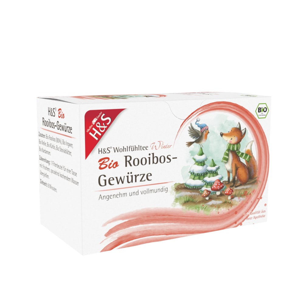 H&S Wohlfühltee Wintertee Bio Rooibos 20X2.0 g Filterbeutel