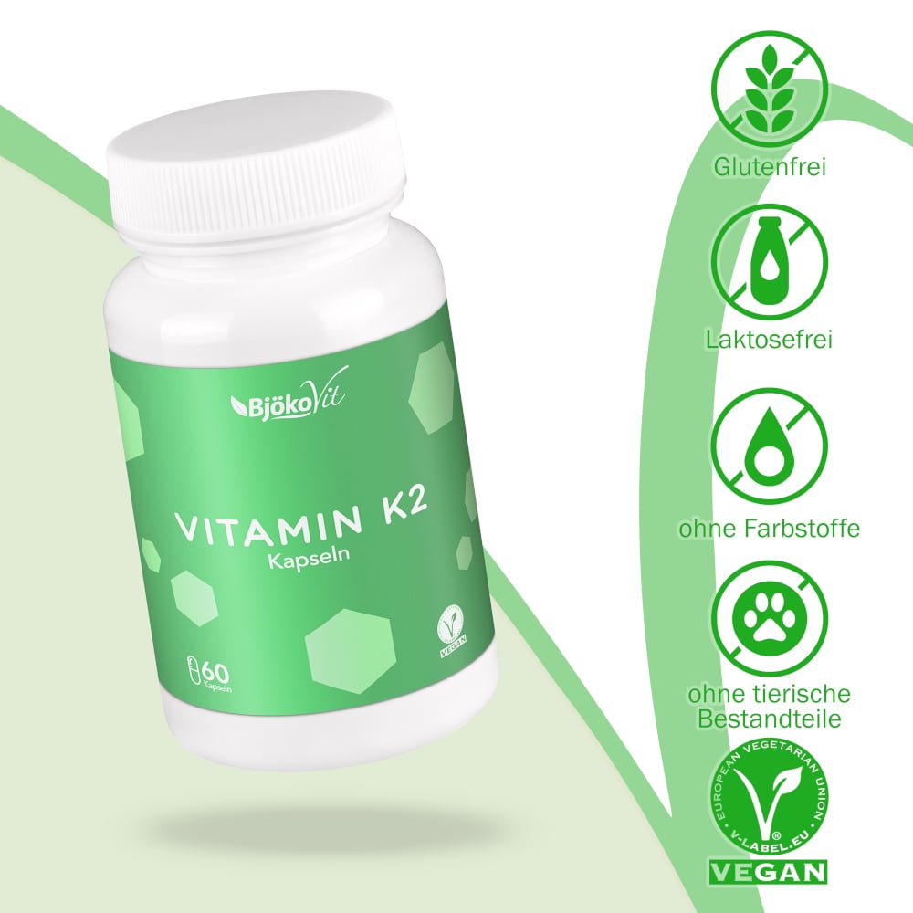 VITAMIN K2 MK7 all-trans vegan Kapseln  60 St Kapseln