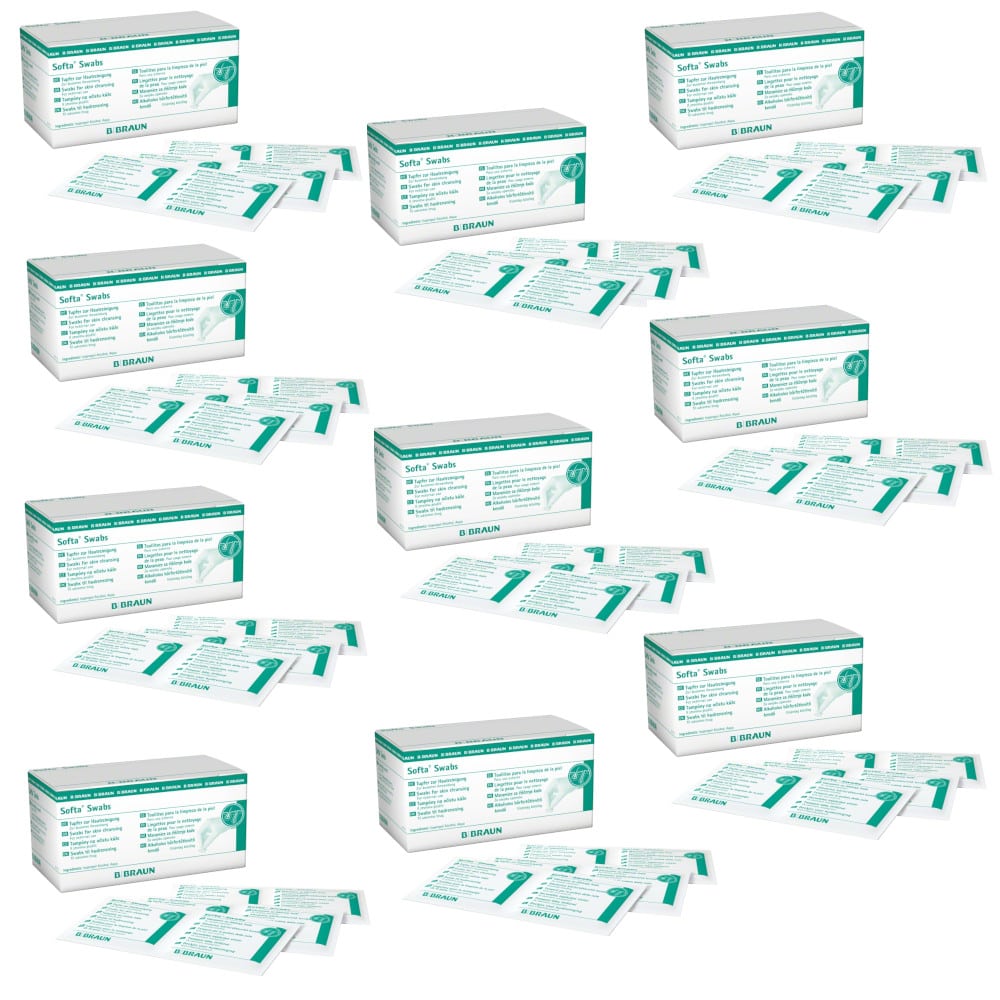 Softa Swabs Alkoholtupfer 10er Set 10X100 St Tupfer