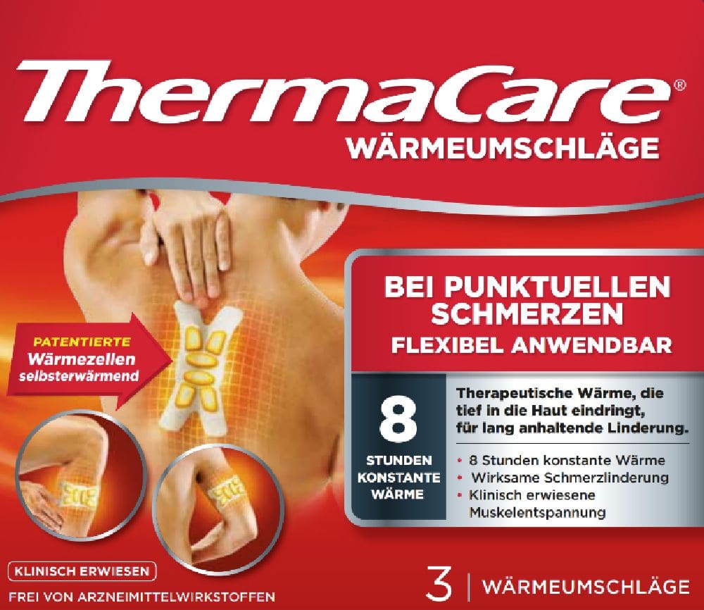 ThermaCare WÄRMEUMSCHLÄGE FLEXIBEL 3 St