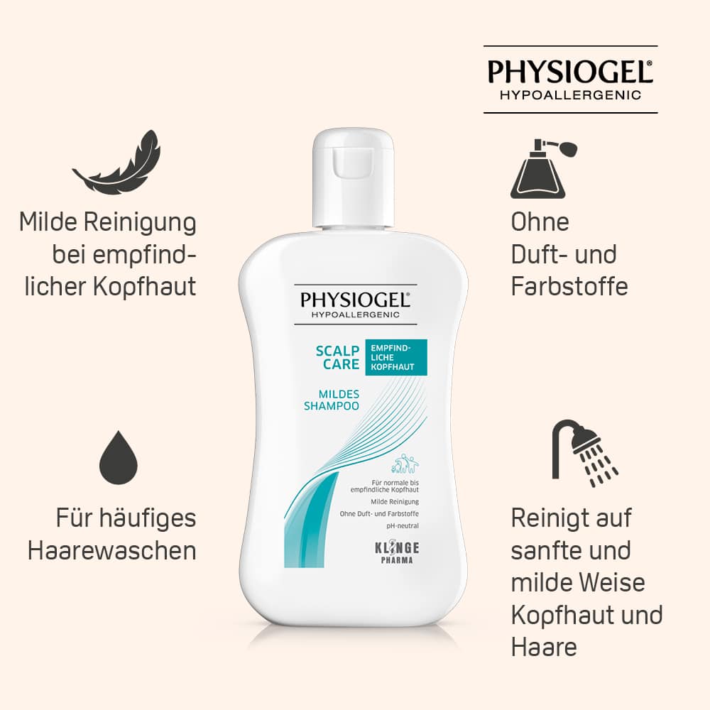 PHYSIOGEL SCALP CARE MILDES SHAMPOO Doppelpack 2X250 ml Shampoo