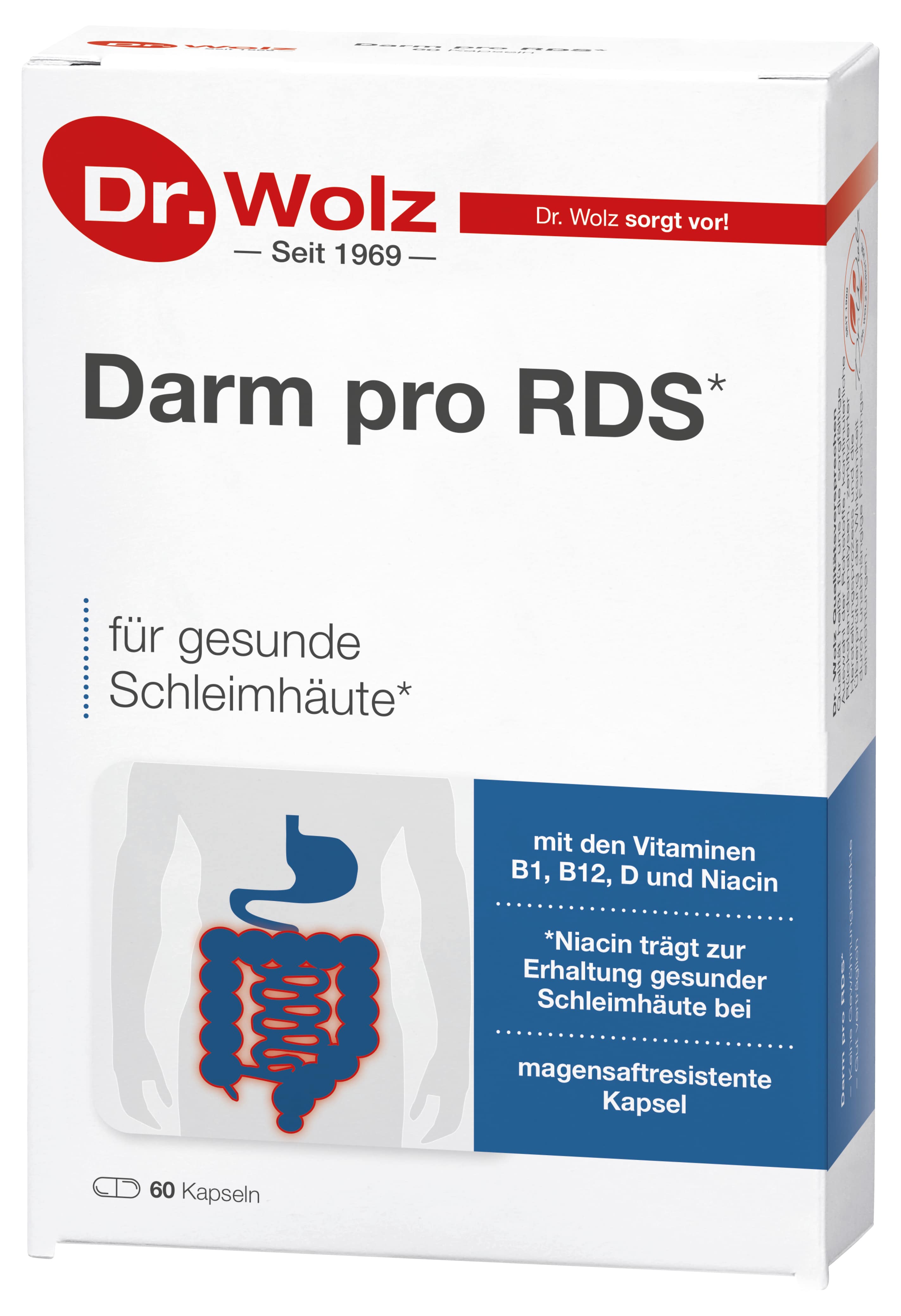 Dr. Wolz Darm pro RDS 60 St Kapseln magensaftresistent