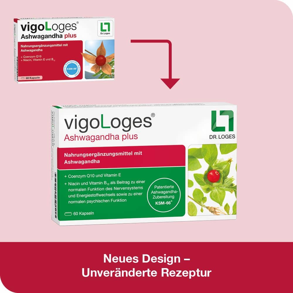 vigoLoges Ashwagandha plus 60 St Kapseln