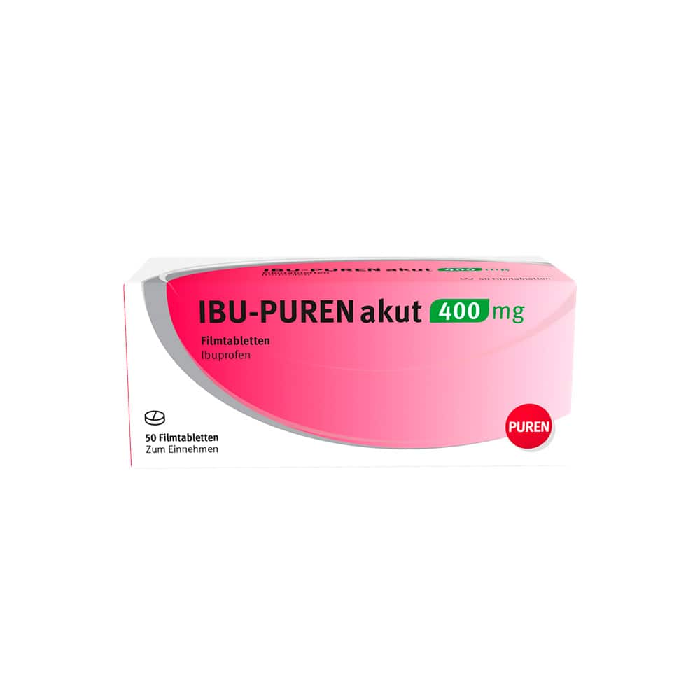 IBU-PUREN akut 400mg 50 St Filmtabletten