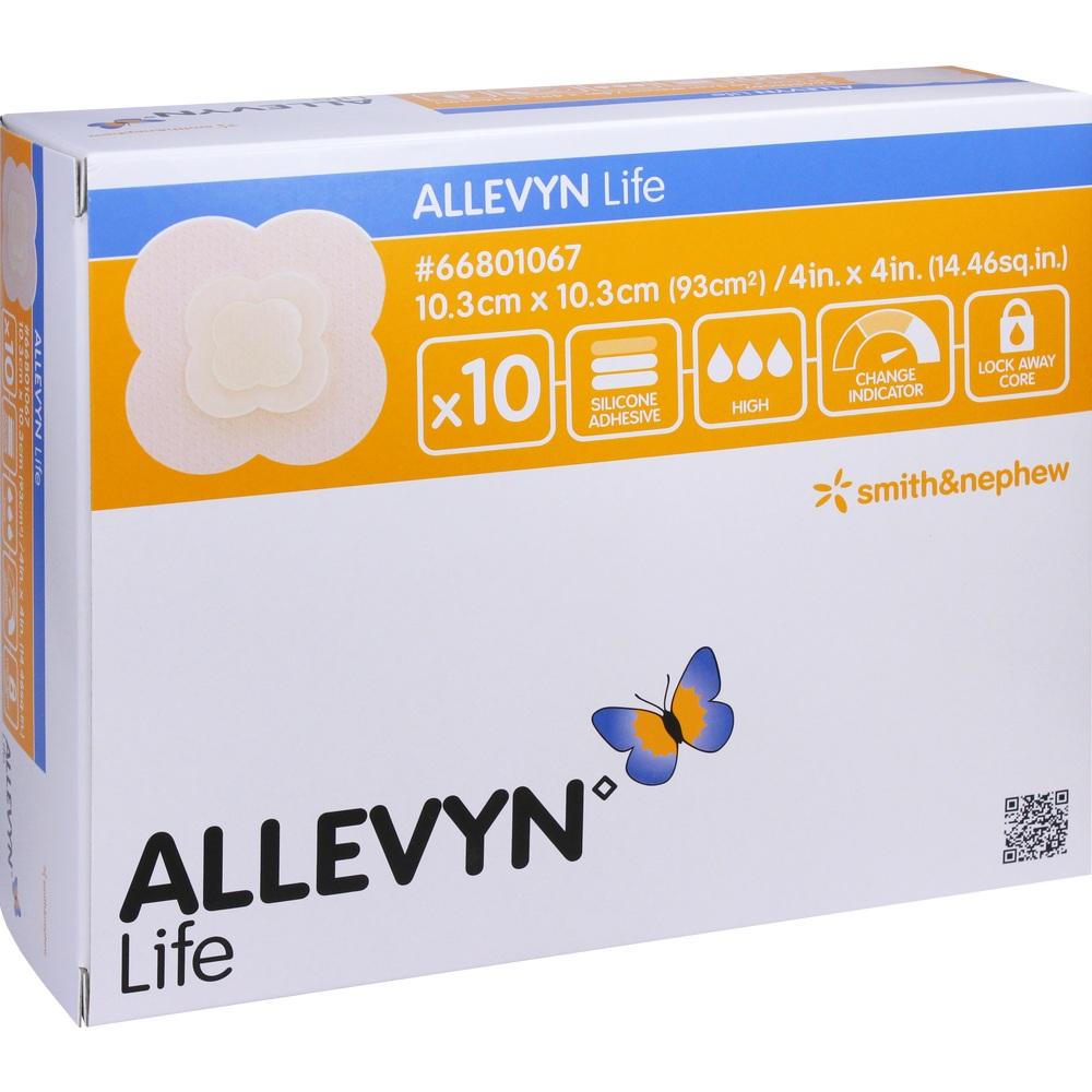 ALLEVYN Life 10,3x10,3 cm Silikonschaumverband 10 St Verband