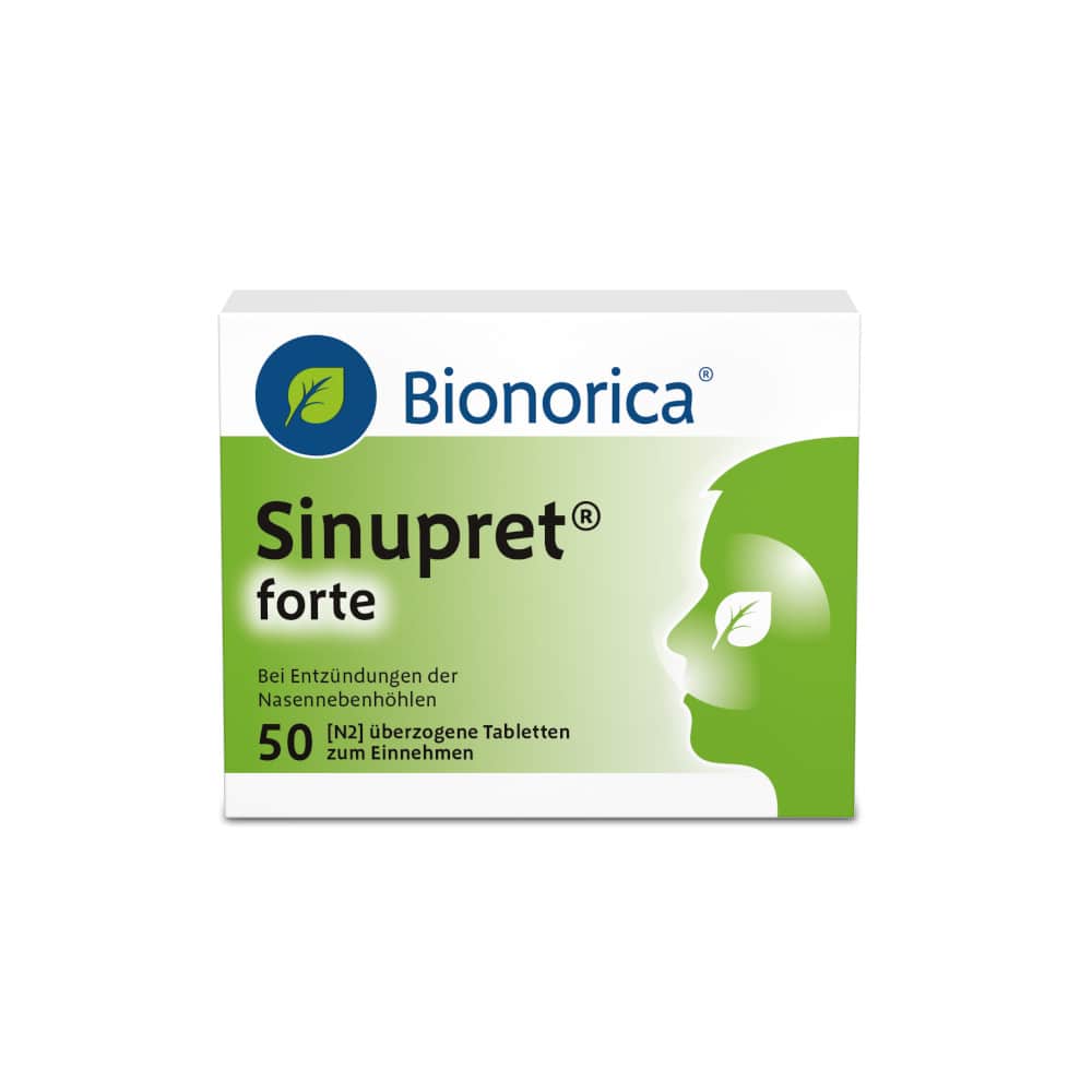 Sinupret forte  50 St Überzogene Tabletten