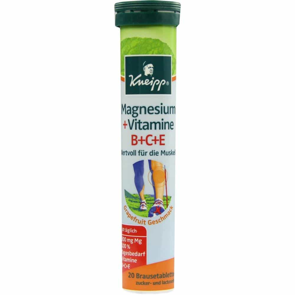 Kneipp Magnesium B+C+E 20 St Brausetabletten