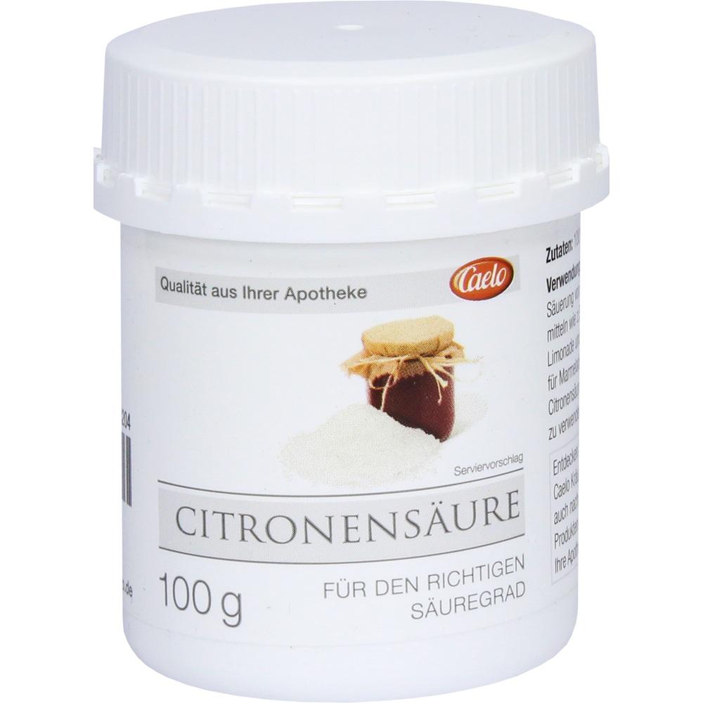 CITRONENSÄURE für Lebensmittel Caelo HV-Packung 100 g Pulver