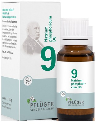 Schüßler-Salz Nr. 9 Natrium phosphoricum D6 15 g Globuli