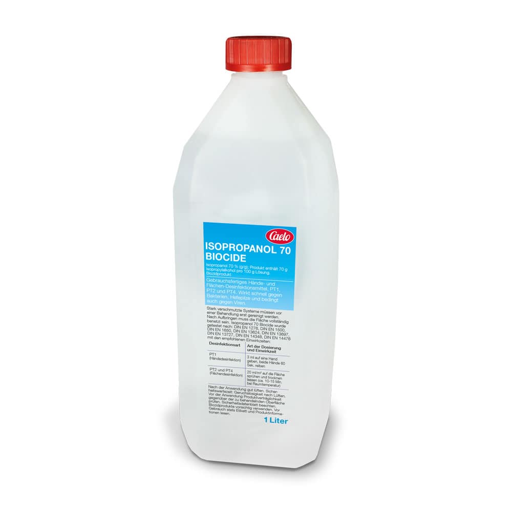 ISOPROPANOL 70 Biocide Caelo HV-Packung 1 l Flüssigkeit