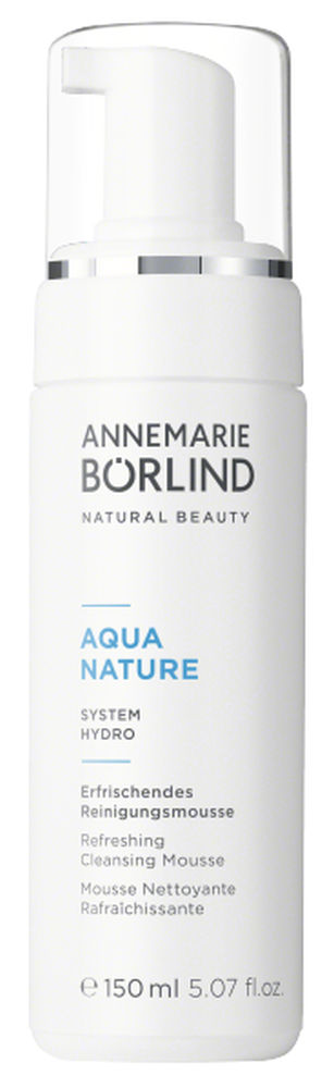 ANNEMARIE BÖRLIND AQUA NATURE Erfrischendes Reinigungsmousse 150 ml Schaum