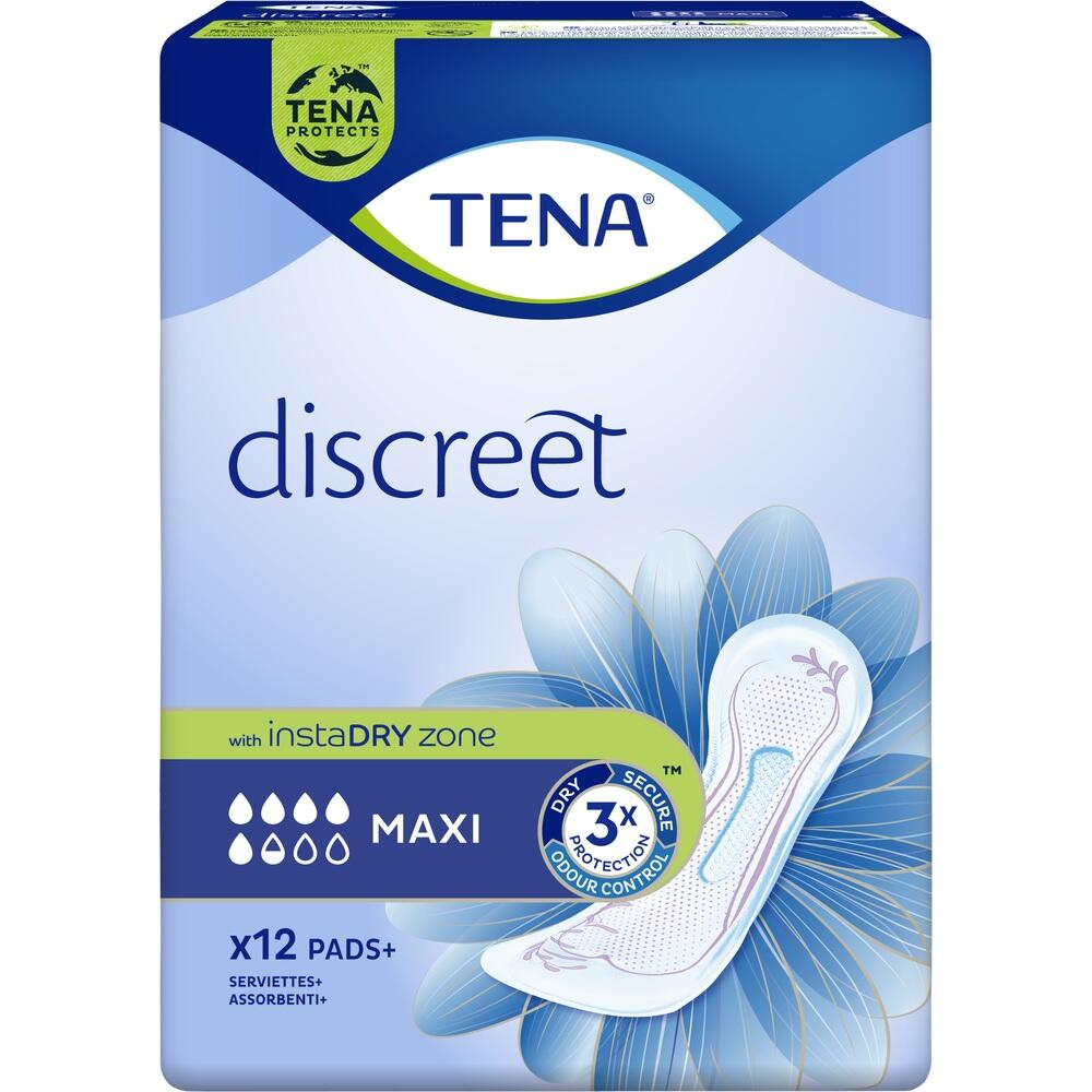 TENA Lady Discreet Maxi Inkontinenz Einlagen 12 St Binden